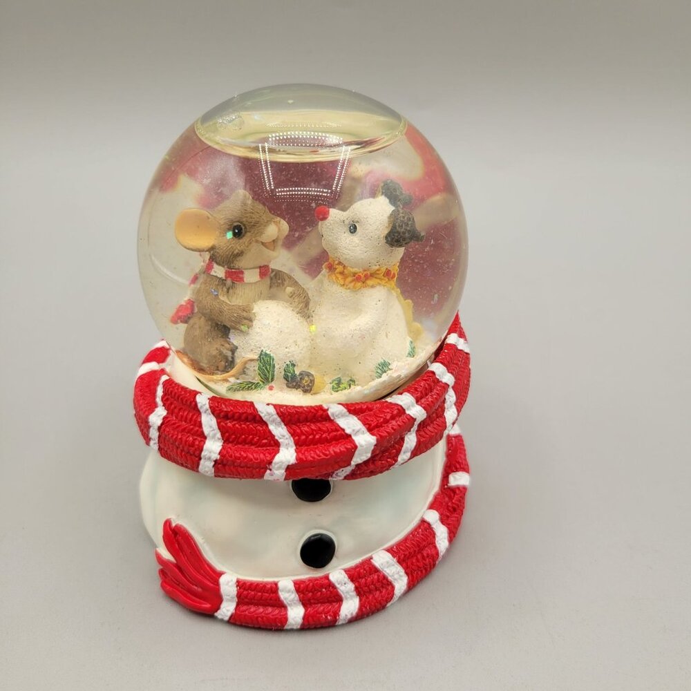 Charming Tails You're The Best Friend I Ever Made Snow Globe